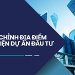 dieu chinh dia diem thuc hien du an dau tu